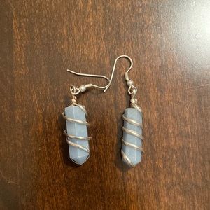 Gemstone fashion earrings